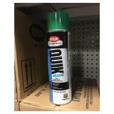 krylon quik mark green water based spray paint x12