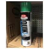krylon quik mark green water based spray paint x12