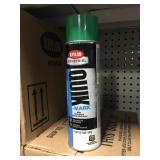 krylon quik mark green water based spray paint x12