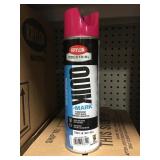krylon quik mark pink water based spray paint x12