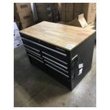 husky brand 46 inch 9 drawer locking tool bench