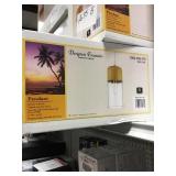 tropical pendant light, 5.12"x12.5"