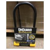 115mm onguard bulldog key u-lock x4
