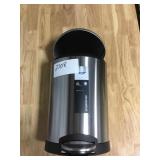1.6 gal Stainless Steel Look Trash Can