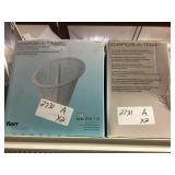 disposable evacuation filters by the box x2