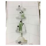 Aluminum Tension Corner Shower Caddy