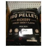 natrual hardwood hickory bbq pellets - 40 lbs