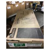 indoor main breaker 200 amp 40 spaces 60 circuits