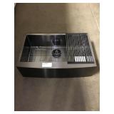 33"x21" Stainless Steel Farmhouse Sink.