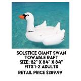 Solstice Giant Swan Towable Raft