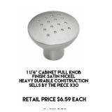 1 1/4" Cabinet Pull Knob x 30