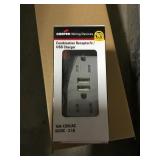 Receptacle/USB charger 15AMP x 10