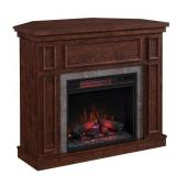 43" Convertible Media Console Electric Fireplace