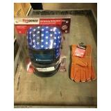 Firepower Welding Helmet & Gloves
