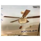 52" Walnut/Cherry Indoor Fan