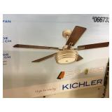 52" Walnut/Cherry Indoor Fan