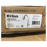 single hole pull down faucet w/sprayhead