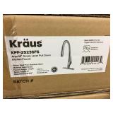 single handle pull down kitchen faucet