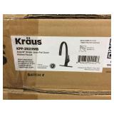 single handle pull down kitchen faucet