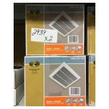 Wall/Ceiling Mount Exhaust Bath Fan x 2