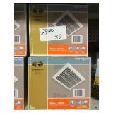 Wall/Ceiling Mount Exhaust Bath Fan x 2