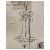 3 Light Pendant Light in Patina