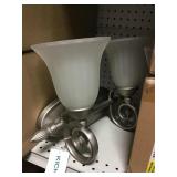 Kichler 5927NI Two Bulb Vanity Light Nickel x2