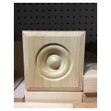 3.75"x1-1/8" Pine Molding Corner Block x 45