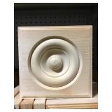 5.75"x7/8" Pine Molding Corner Block x 24