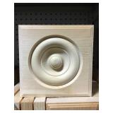 5.75"x7/8" Pine Molding Corner Block x 24