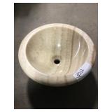 Brown & Tan Swirl Vessel Sink