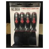 4 pc. putty knife set by the set x 6