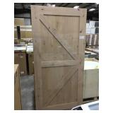 42" Knotty Alder Barn Door Slab