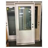36" LH 3/4 View Fiberglass Exterior Door