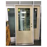 36" LH Exterior 3/4 Lite Door