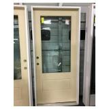 36" RH Exterior 3/4 Lite Door