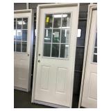 32" RH 9 Lite Exterior Door