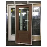 34"x78" LH 3/4 Lite Exterior Door
