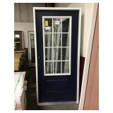 36" RH 12 Lite Exterior Door
