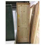 24" RH Pine Arch Top Interior Door w/ Oak Jamb