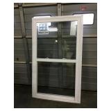 36"x62" Single Hung Vinyl Window x3