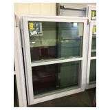 48"x62" Single Hung Vinyl Window x2