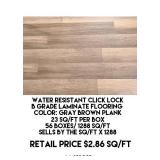Click Lock B Grade Laminate Flooring x 1288 sq ft