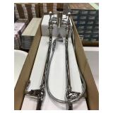 Polished Chrome Floor Mount Bathtub Faucet