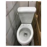 2 Piece White Gerber Elongated Toilet