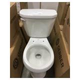 2 Piece White Gerber Round Toilet