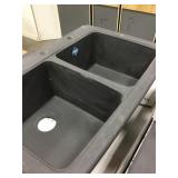 9" Franke Double Bowl Composite Sink