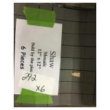 12"x12" Shaw Ceramic Mosaic Tile by the Sheet x6