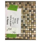 12"x12" Shaw Stone Mosaic Tile by the Sheet x6