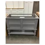 48" Sterling Gray Vanity w/2 Handle Options